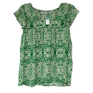 Pamelyn Flutter Sleeve Blouse Stitch Fix L NWT